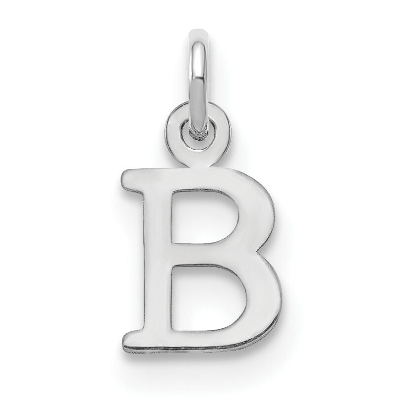 14kw Cutout Letter B Initial Pendant-XNA1160W/B