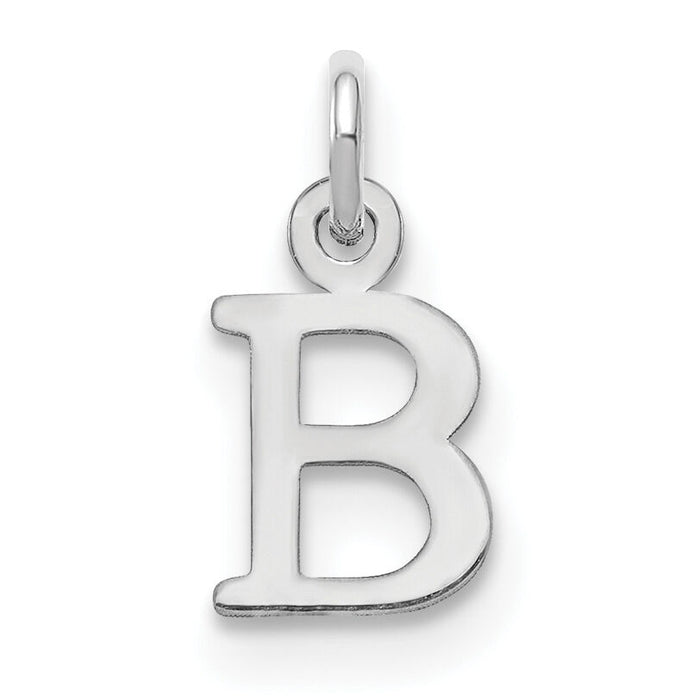 14kw Cutout Letter B Initial Pendant-XNA1160W/B