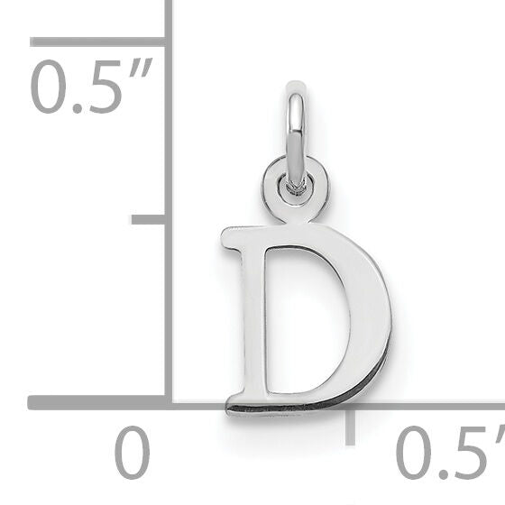 14kw Cutout Letter D Initial Pendant-XNA1160W/D
