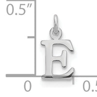 14kw Cutout Letter E Initial Pendant-XNA1160W/E