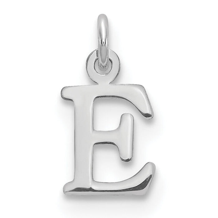14kw Cutout Letter E Initial Pendant-XNA1160W/E