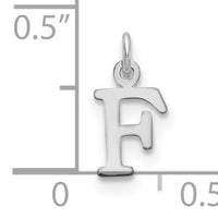 14kw Cutout Letter F Initial Pendant-XNA1160W/F