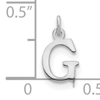 14kw Cutout Letter G Initial Pendant-XNA1160W/G
