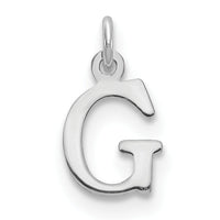 14kw Cutout Letter G Initial Pendant-XNA1160W/G