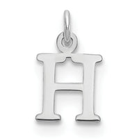14kw Cutout Letter H Initial Pendant-XNA1160W/H