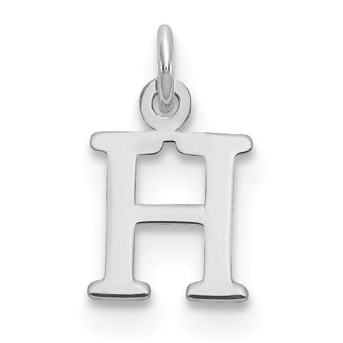 14kw Cutout Letter H Initial Pendant-XNA1160W/H