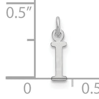 14kw Cutout Letter I Initial Pendant-XNA1160W/I