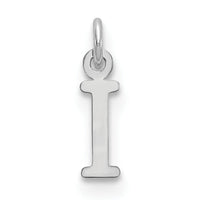 14kw Cutout Letter I Initial Pendant-XNA1160W/I