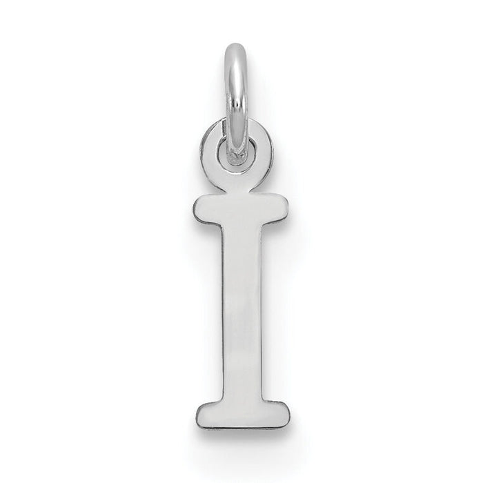 14kw Cutout Letter I Initial Pendant-XNA1160W/I
