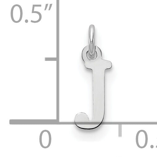 14kw Cutout Letter J Initial Pendant-XNA1160W/J