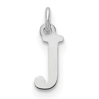 14kw Cutout Letter J Initial Pendant-XNA1160W/J