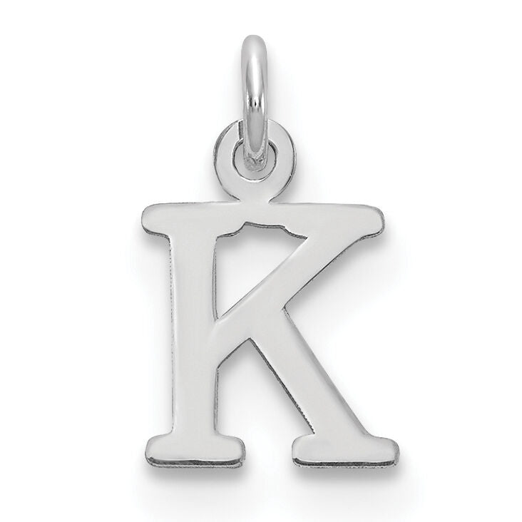 14kw Cutout Letter K Initial Pendant-XNA1160W/K