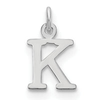 14kw Cutout Letter K Initial Pendant-XNA1160W/K