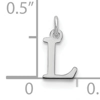 14kw Cutout Letter L Initial Pendant-XNA1160W/L