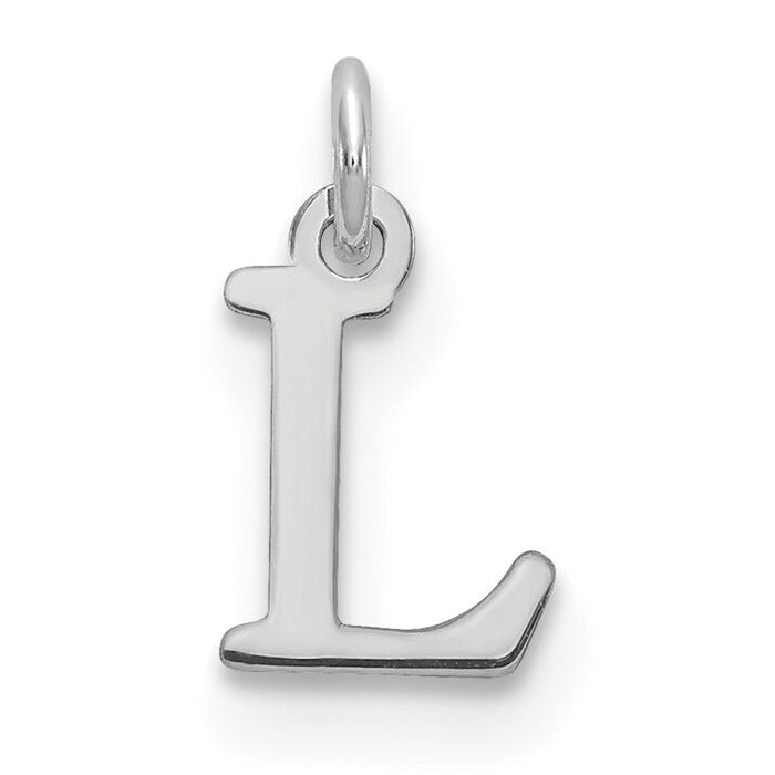 14kw Cutout Letter L Initial Pendant-XNA1160W/L
