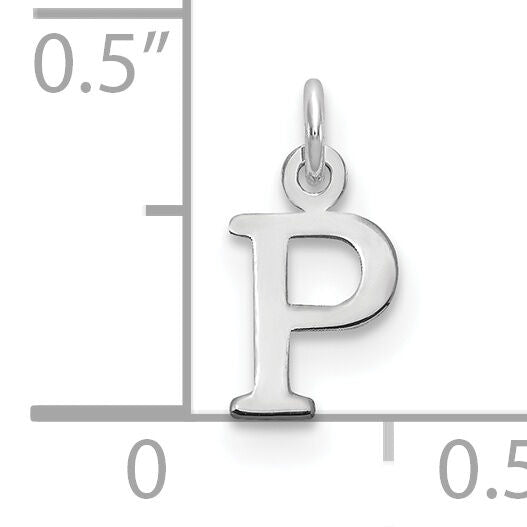 14kw Cutout Letter P Initial Pendant-XNA1160W/P