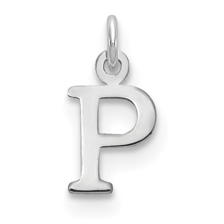14kw Cutout Letter P Initial Pendant-XNA1160W/P