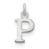 14kw Cutout Letter P Initial Pendant-XNA1160W/P