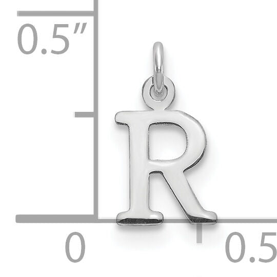 14kw Cutout Letter R Initial Pendant-XNA1160W/R
