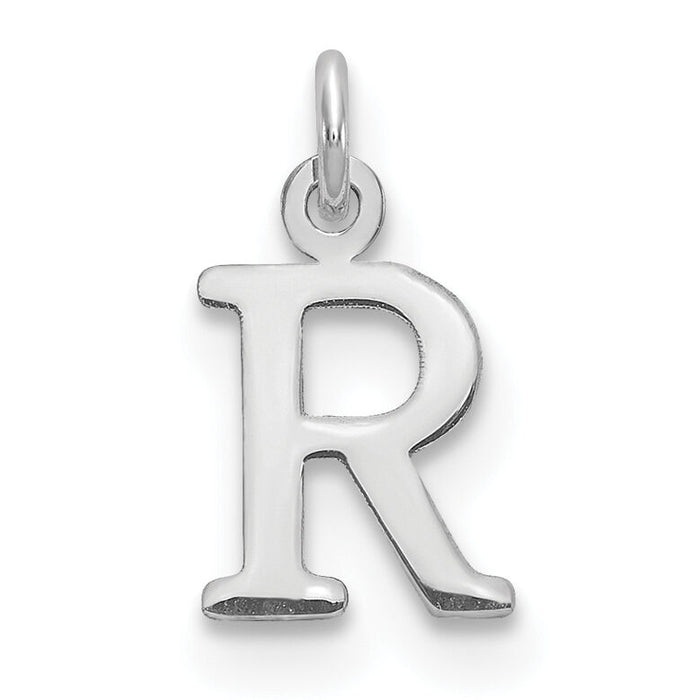 14kw Cutout Letter R Initial Pendant-XNA1160W/R