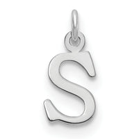 14kw Cutout Letter S Initial Pendant-XNA1160W/S