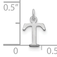 14kw Cutout Letter T Initial Pendant-XNA1160W/T