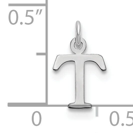 14kw Cutout Letter T Initial Pendant-XNA1160W/T