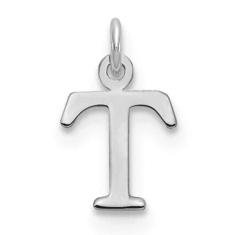 14kw Cutout Letter T Initial Pendant-XNA1160W/T