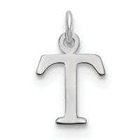 14kw Cutout Letter T Initial Pendant-XNA1160W/T