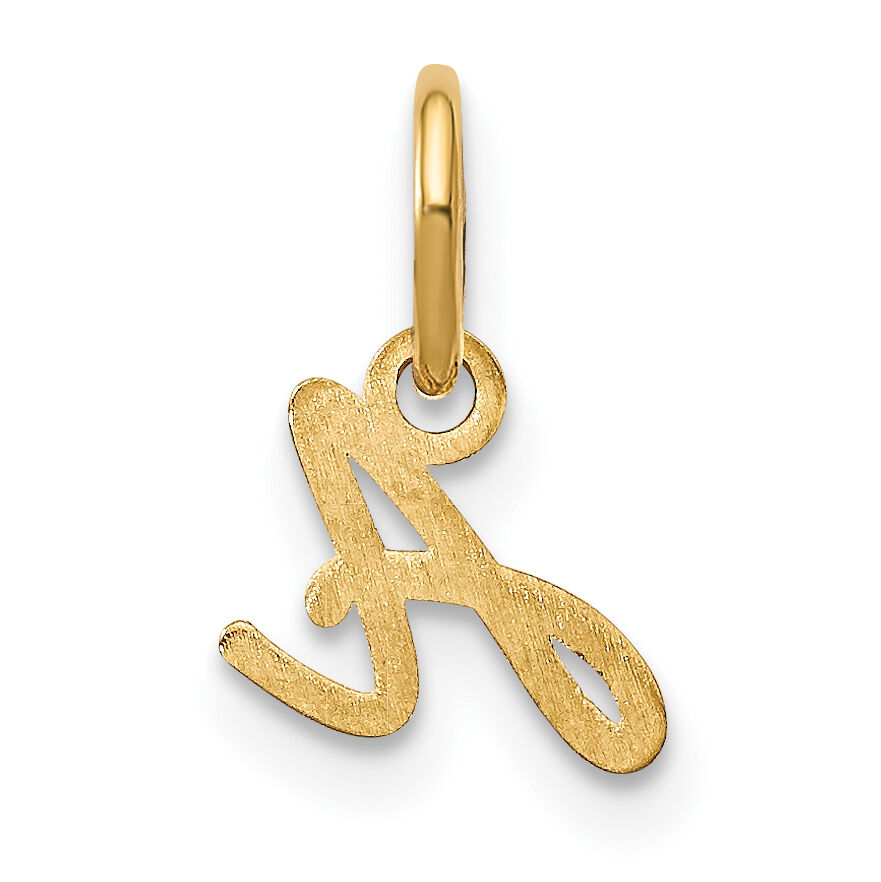 14KY Upper case Letter A Initial Charm-XNA1305Y/A