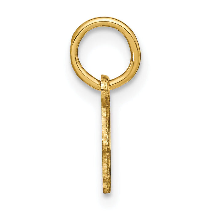 14KY Upper case Letter B Initial Charm-XNA1305Y/B