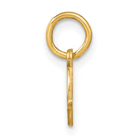 14KY Upper case Letter D Initial Charm-XNA1305Y/D