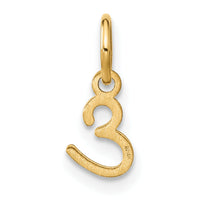 14KY Upper case Letter E Initial Charm-XNA1305Y/E