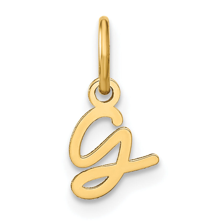 14KY Upper case Letter G Initial Charm-XNA1305Y/G
