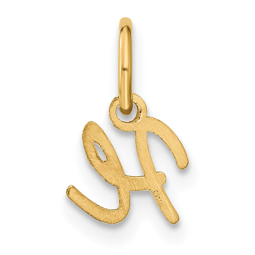 14KY Upper case Letter H Initial Charm-XNA1305Y/H
