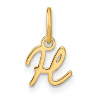 14KY Upper case Letter H Initial Charm-XNA1305Y/H
