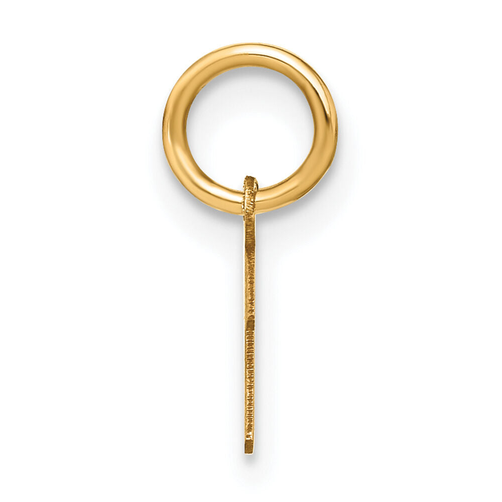 14KY Upper case Letter I Initial Charm-XNA1305Y/I