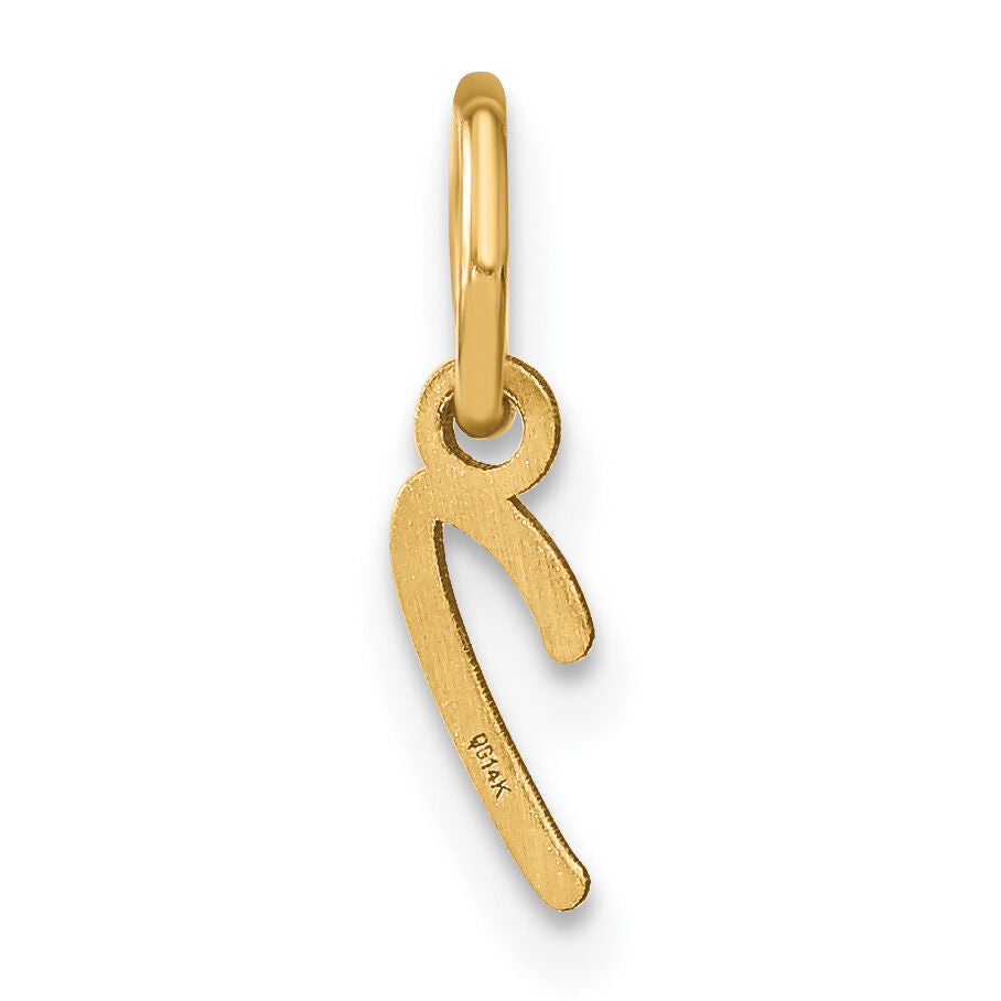 14KY Upper case Letter I Initial Charm-XNA1305Y/I