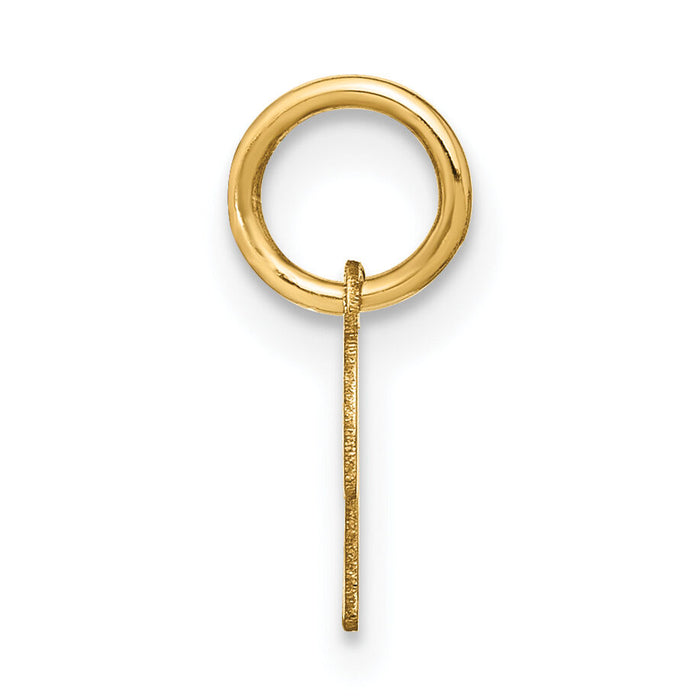 14KY Upper case Letter K Initial Charm-XNA1305Y/K