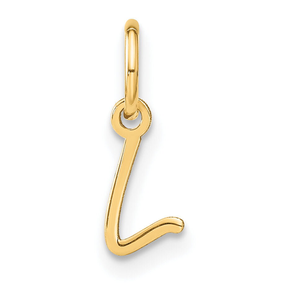 14KY Upper case Letter L Initial Charm-XNA1305Y/L