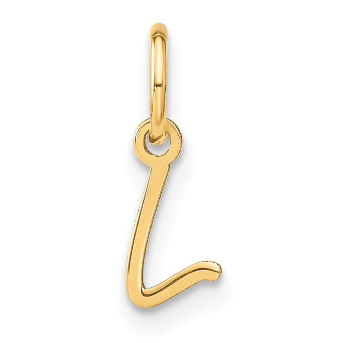 14KY Upper case Letter L Initial Charm-XNA1305Y/L