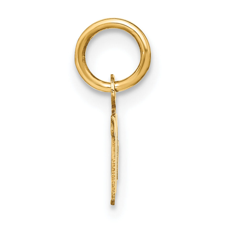 14KY Upper case Letter M Initial Charm-XNA1305Y/M