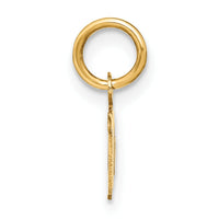 14KY Upper case Letter M Initial Charm-XNA1305Y/M