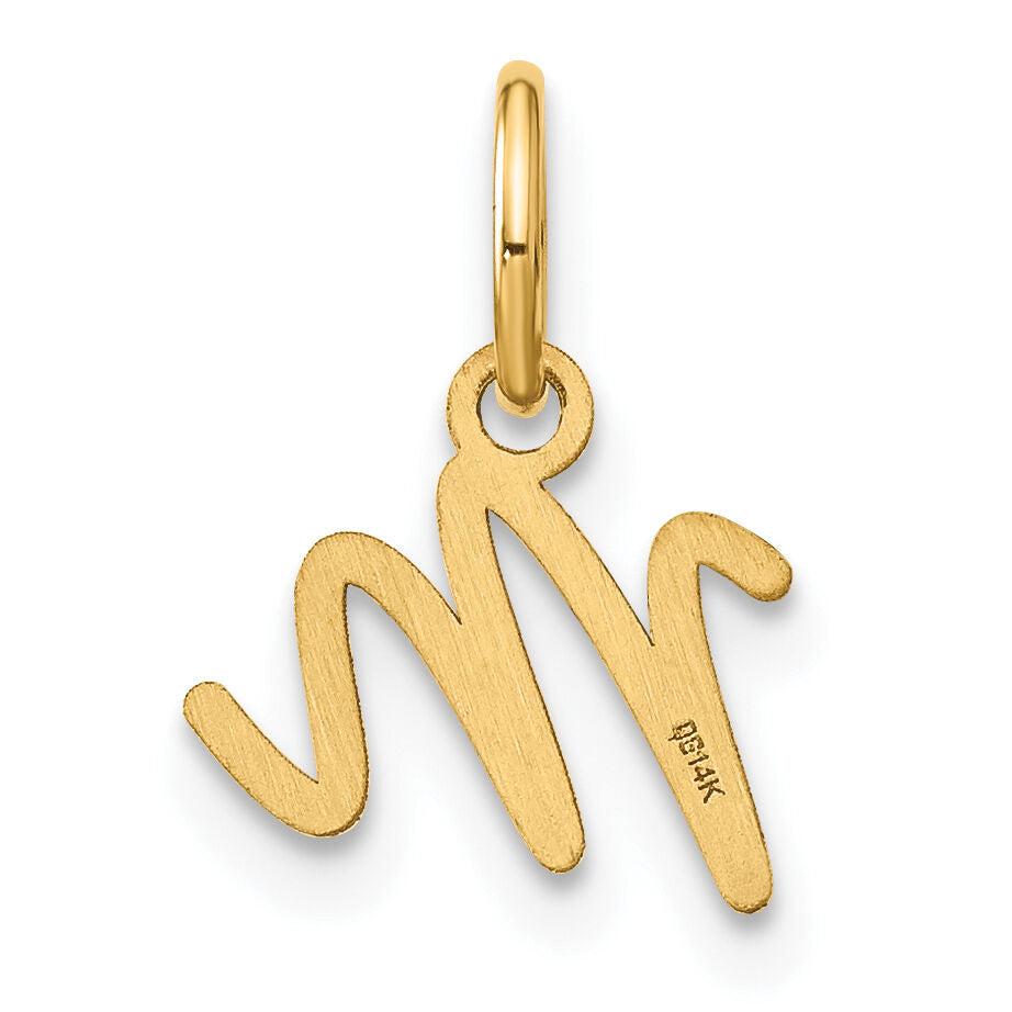 14KY Upper case Letter M Initial Charm-XNA1305Y/M