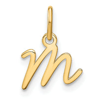 14KY Upper case Letter M Initial Charm-XNA1305Y/M