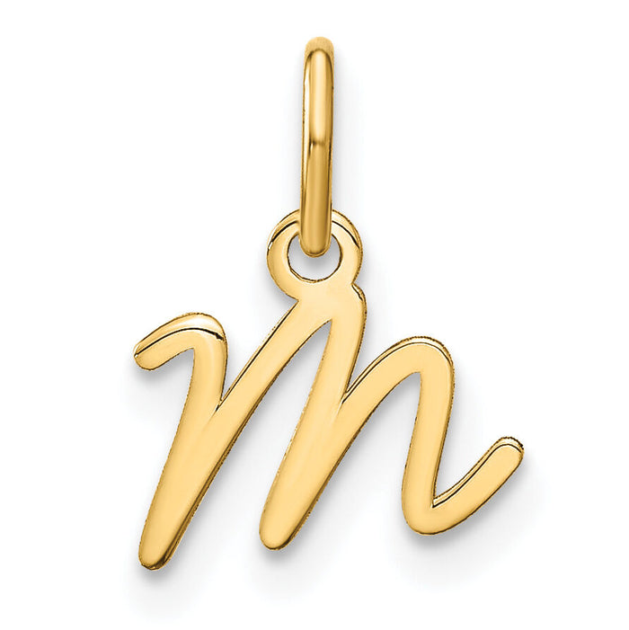 14KY Upper case Letter M Initial Charm-XNA1305Y/M
