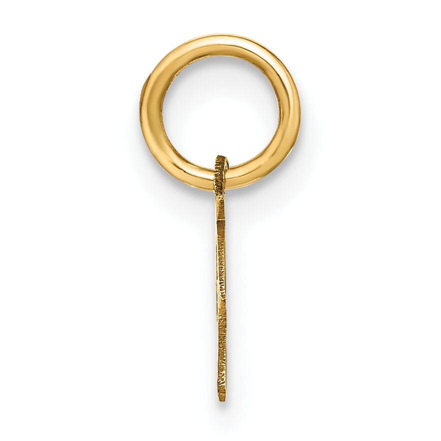 14KY Upper case Letter P Initial Charm-XNA1305Y/P