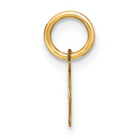 14KY Upper case Letter P Initial Charm-XNA1305Y/P