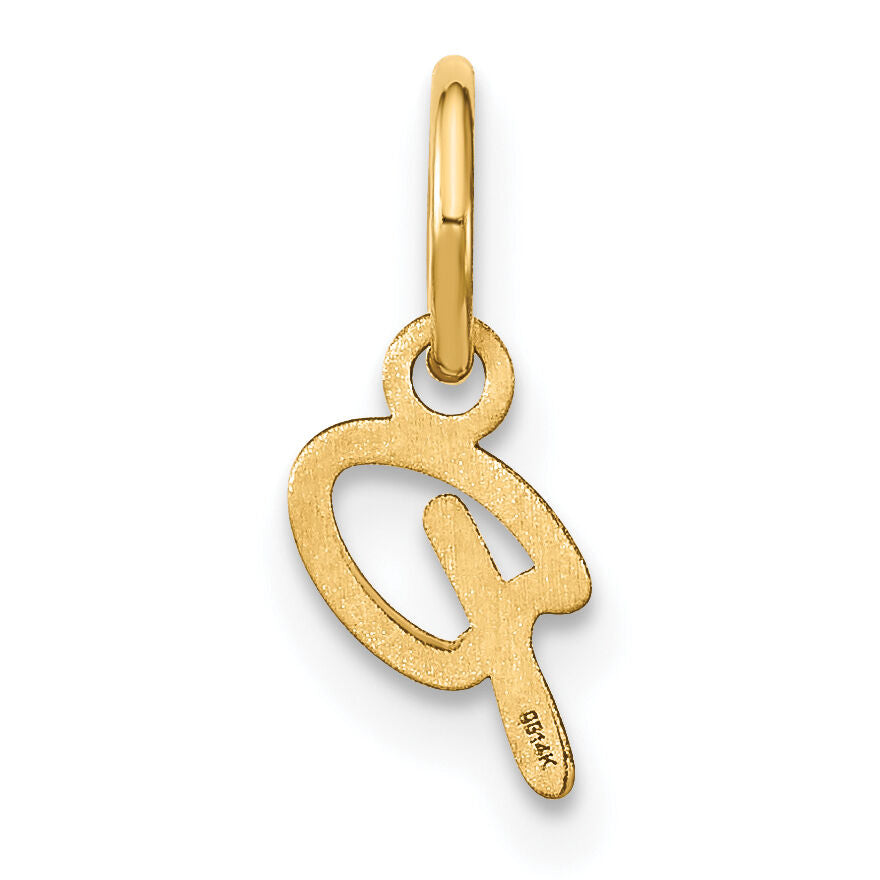 14KY Upper case Letter P Initial Charm-XNA1305Y/P