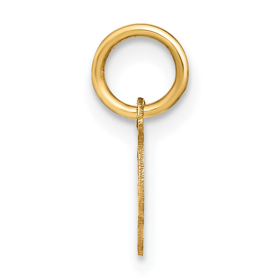 14KY Upper case Letter S Initial Charm-XNA1305Y/S